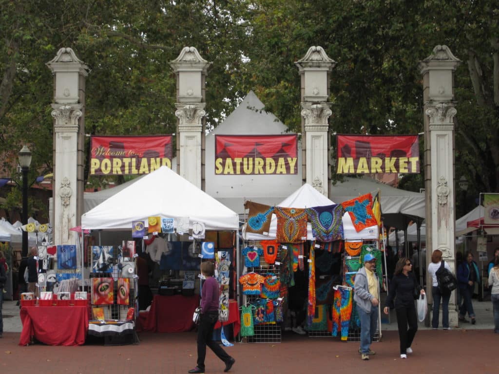 Portland Oregon Saturday Market