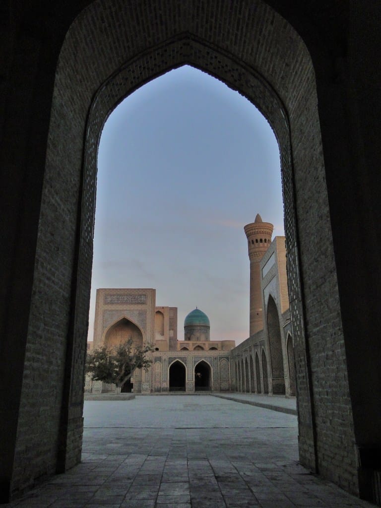 Having been rescued from its ignominious use as a storage area by Soviet authorities, the Kalon Mosque is once again one of the largest places of worship in Central Asia.
