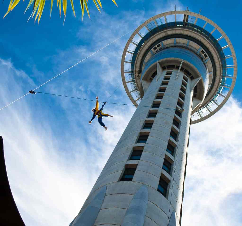Bungee on Auckland Sky Tower