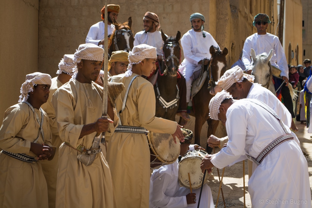 Omani Sword Fight in Al Hamra
