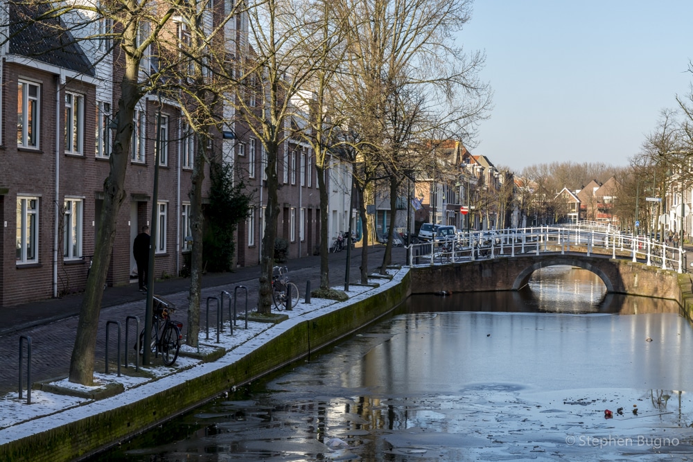 canals of delft netherlands