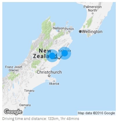 New Zealand Touring Route
