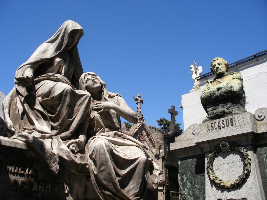 Hilario Ascasubi tomb Recoleta Cemetery